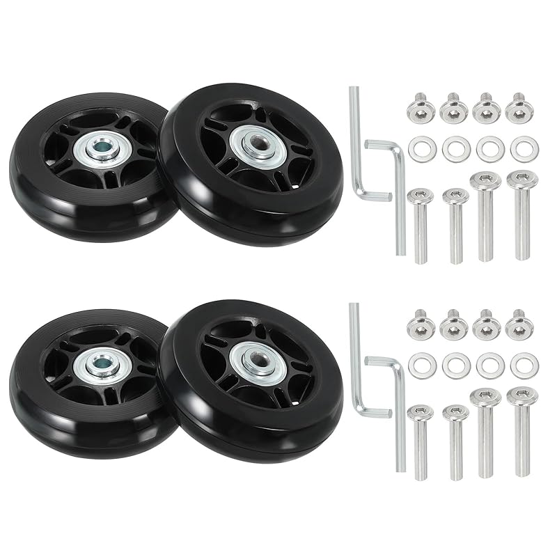 PATIKIL Replacement Luggage Suitcase Wheel Repair Kit 70 mm x 19 Wear-resistant and mute rotating caster wheels
PATIKIL Replacement Luggage Suitcase Wheel Repair Kit 70 mm x 19 Wear-resistant and mute rotating caster wheels
