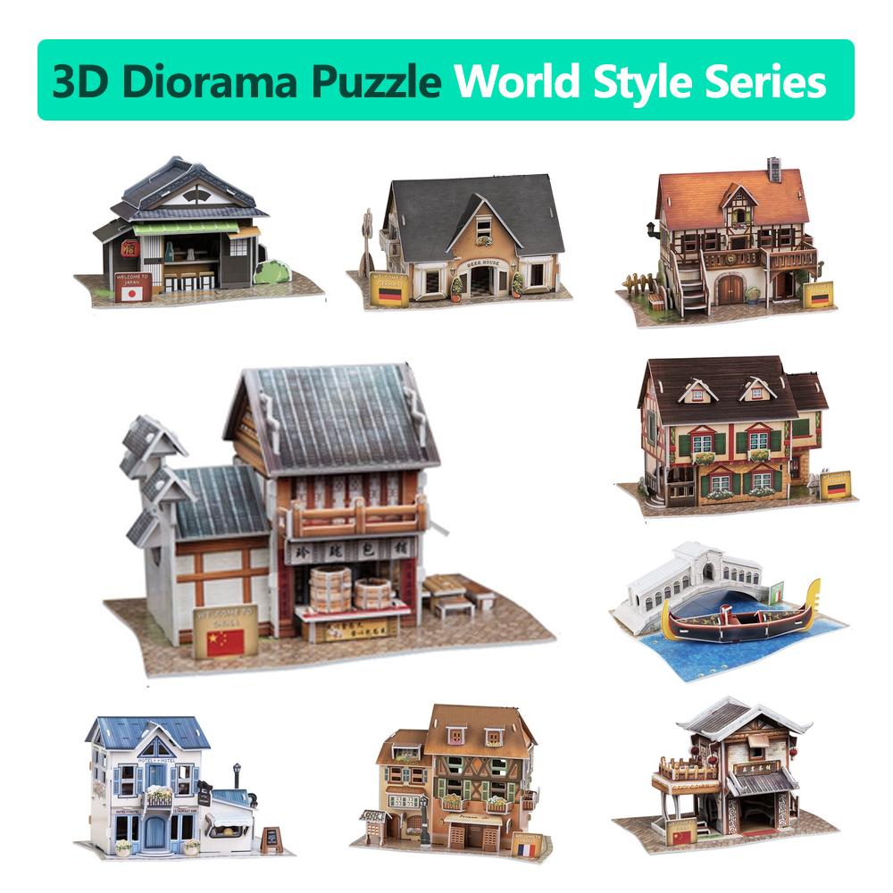 DIY 3d Dimensional Paper Puzzle зібрана модель Brain Teaser Learning Education Toys Kids Jigsaw Kids Architecture T5
DIY 3d Dimensional Paper Puzzle зібрана модель Brain Teaser Learning Education Toys Kids Jigsaw Kids Architecture T5