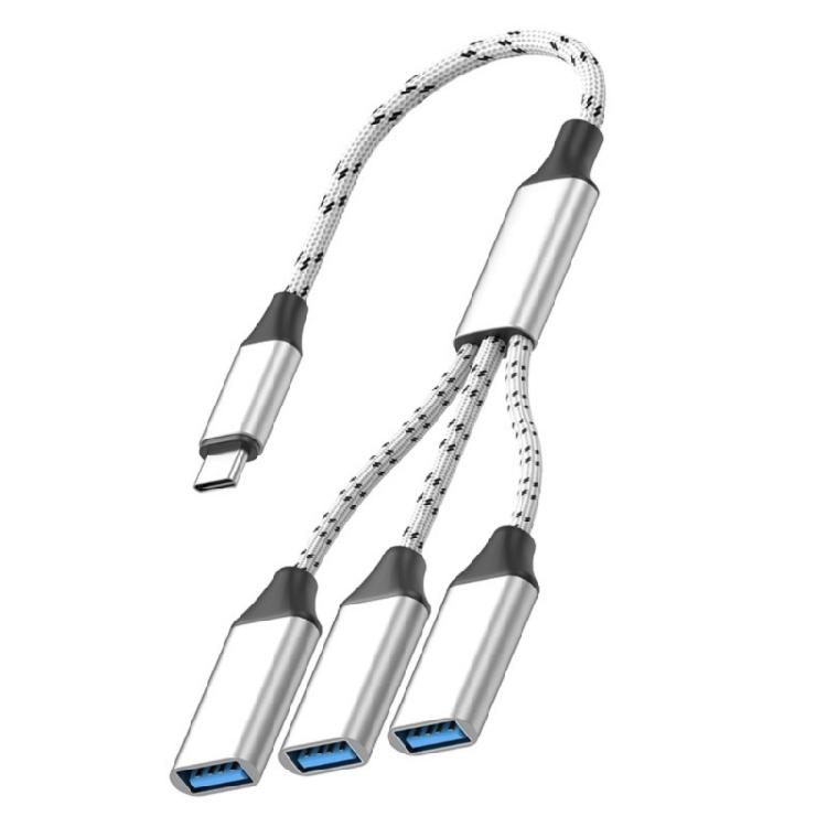 USB C OTG Cable with 3 USB Port Expand Connectivitys Braided Cord Easy Installation Perfect for External Drive Printers
USB C OTG Cable with 3 USB Port Expand Connectivitys Braided Cord Easy Installation Perfect for External Drive Printers