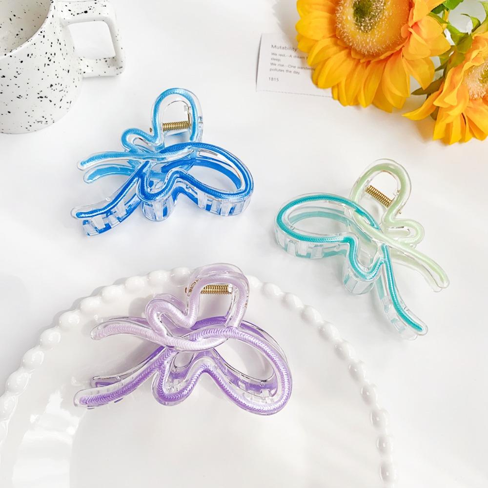 Headdress Korean Hair Clip Plastic Butterfly Shark Clip Creative Butterfly Hairpin Spring синий
Headdress Korean Hair Clip Plastic Butterfly Shark Clip Creative Butterfly Hairpin Spring синий