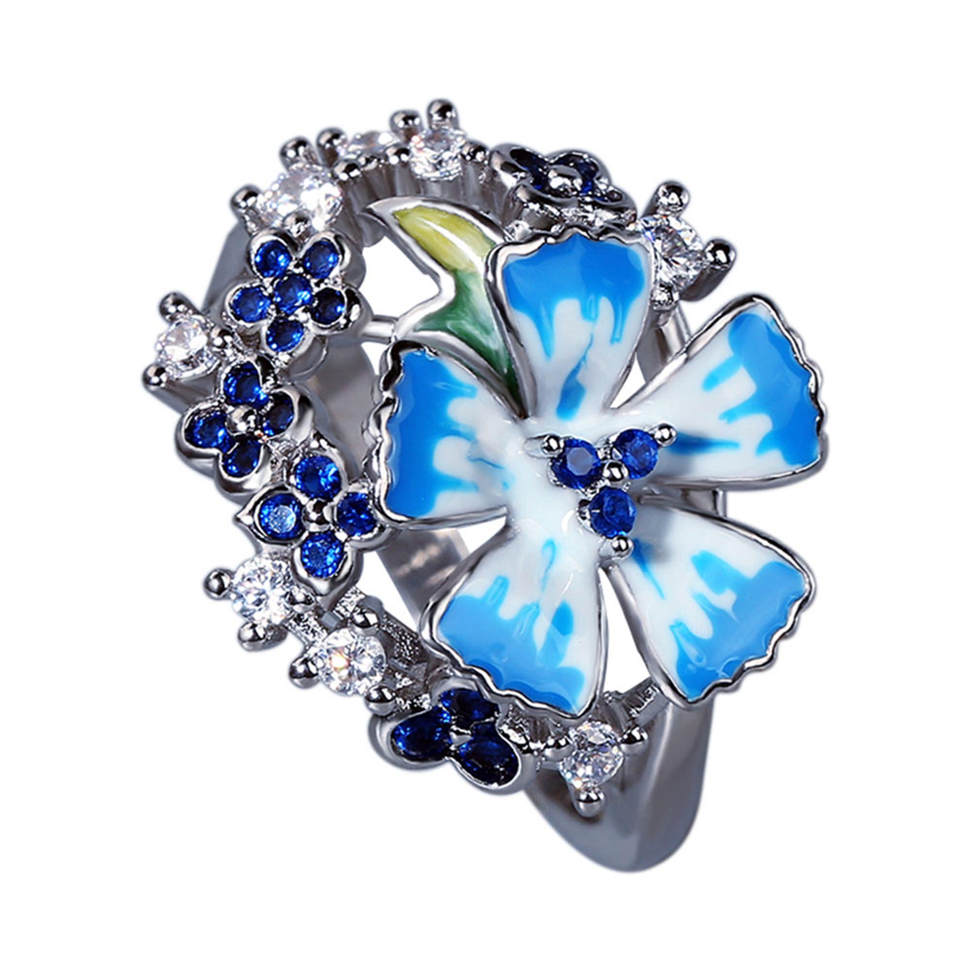 Классическое кольцо для женщин, кольцо с синим цветком, этнический стиль, эмаль ручной работы, женские украшения, обручальные кольца для вечеринок 9 синий
Классическое кольцо для женщин, кольцо с синим цветком, этнический стиль, эмаль ручной работы, женские украшения, обручальные кольца для вечеринок 9 синий