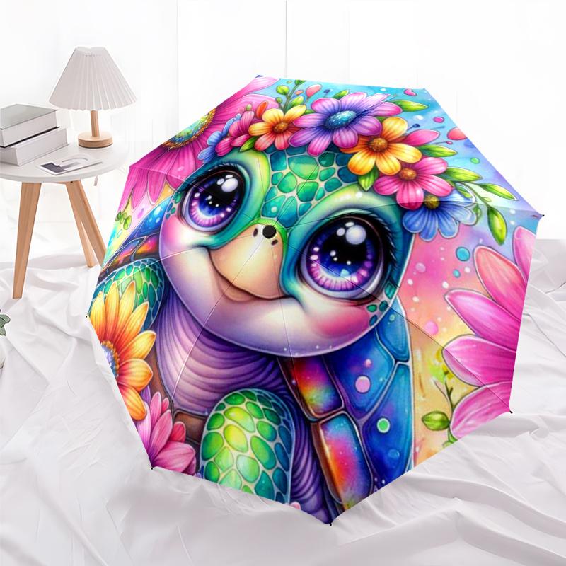 1pc Automatic Open/Close Turtle Design Umbrella with Cute Turtle Face & Shell Pattern - Automatic Folding/Opening, 8-Rib Sturd (as the picture,iron&8K)
1pc Automatic Open/Close Turtle Design Umbrella with Cute Turtle Face & Shell Pattern - Automatic Folding/Opening, 8-Rib Sturd (as the picture,iron&8K)