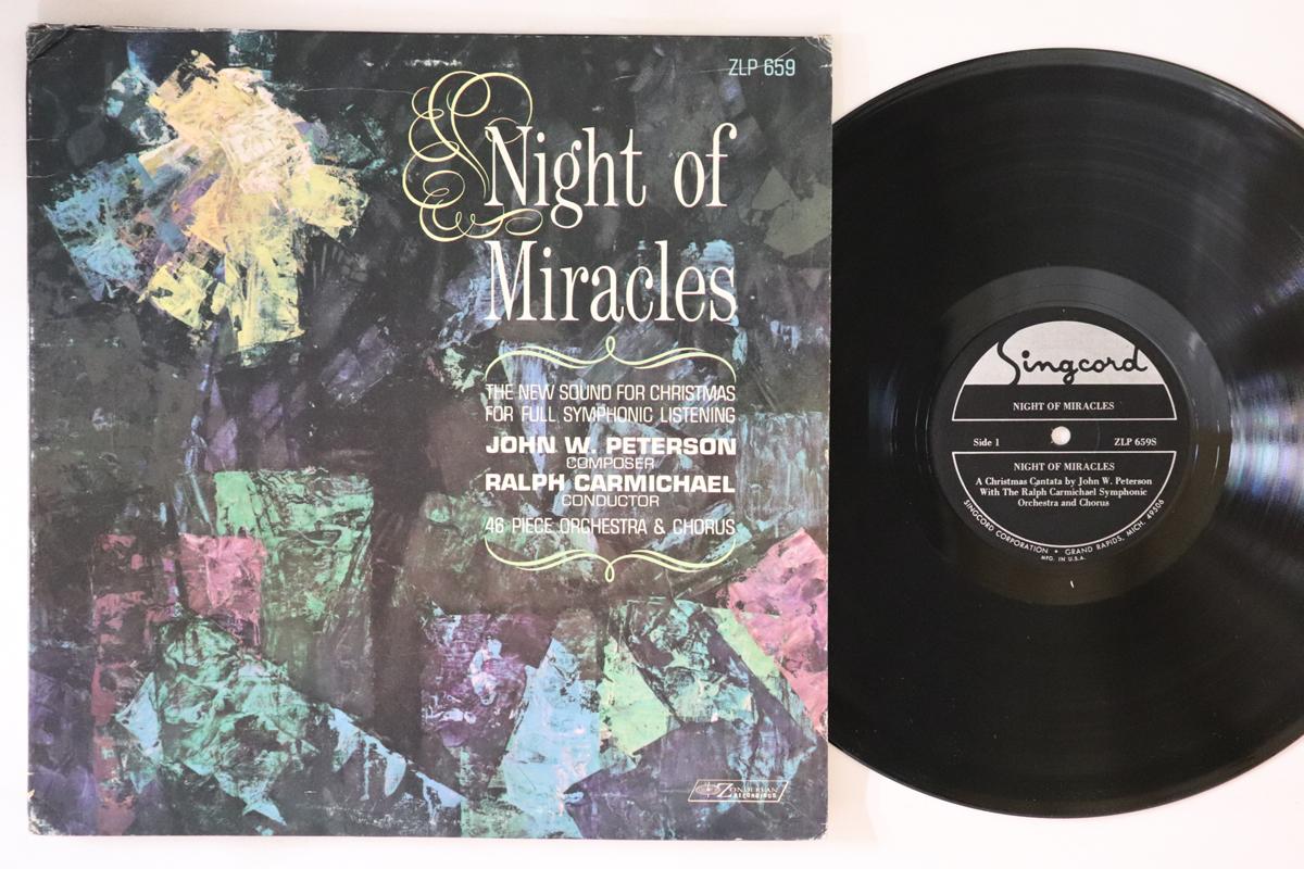 LP Record JOHN W. PETERSON RALPH CARMICHAEL Night Of Miracles ZLP659S ZONDERVAN VICT 1964 US Classical Used
LP Record JOHN W. PETERSON RALPH CARMICHAEL Night Of Miracles ZLP659S ZONDERVAN VICT 1964 US Classical Used
