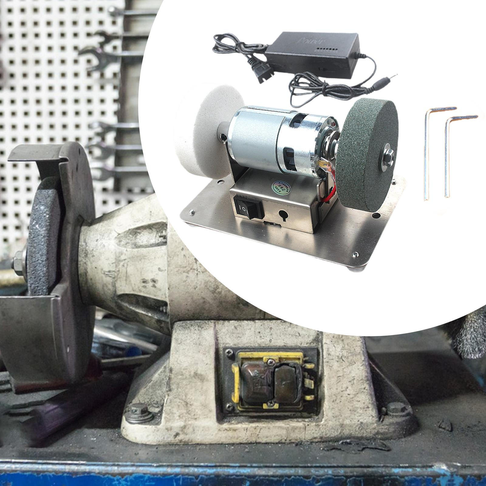 Міні настільний шліфувальний верстат Шліфувальний інструмент 7 регульованих швидкостей Полірувальник для рукоділля Настільна шліфувальна машина для дому Style B
Міні настільний шліфувальний верстат Шліфувальний інструмент 7 регульованих швидкостей Полірувальник для рукоділля Настільна шліфувальна машина для дому Style B