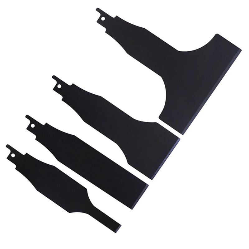 4-Piece Reciprocating Saw Scraper Blades, High Carbon Steel Tile Cleaning Tool For Removing Mortar And Adhesive From Ceramic Wal 4PCS
4-Piece Reciprocating Saw Scraper Blades, High Carbon Steel Tile Cleaning Tool For Removing Mortar And Adhesive From Ceramic Wal 4PCS