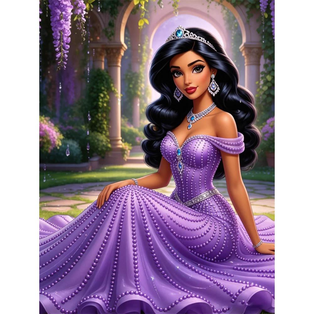 Disney Pearl Painting Jasmine Princess Purple Dress Wisteria Garden Creative 5D Exquisite Landscape Sparkling Craft Home Wall Decor DIY Handmade Gift 35x45cm
Disney Pearl Painting Jasmine Princess Purple Dress Wisteria Garden Creative 5D Exquisite Landscape Sparkling Craft Home Wall Decor DIY Handmade Gift 35x45cm