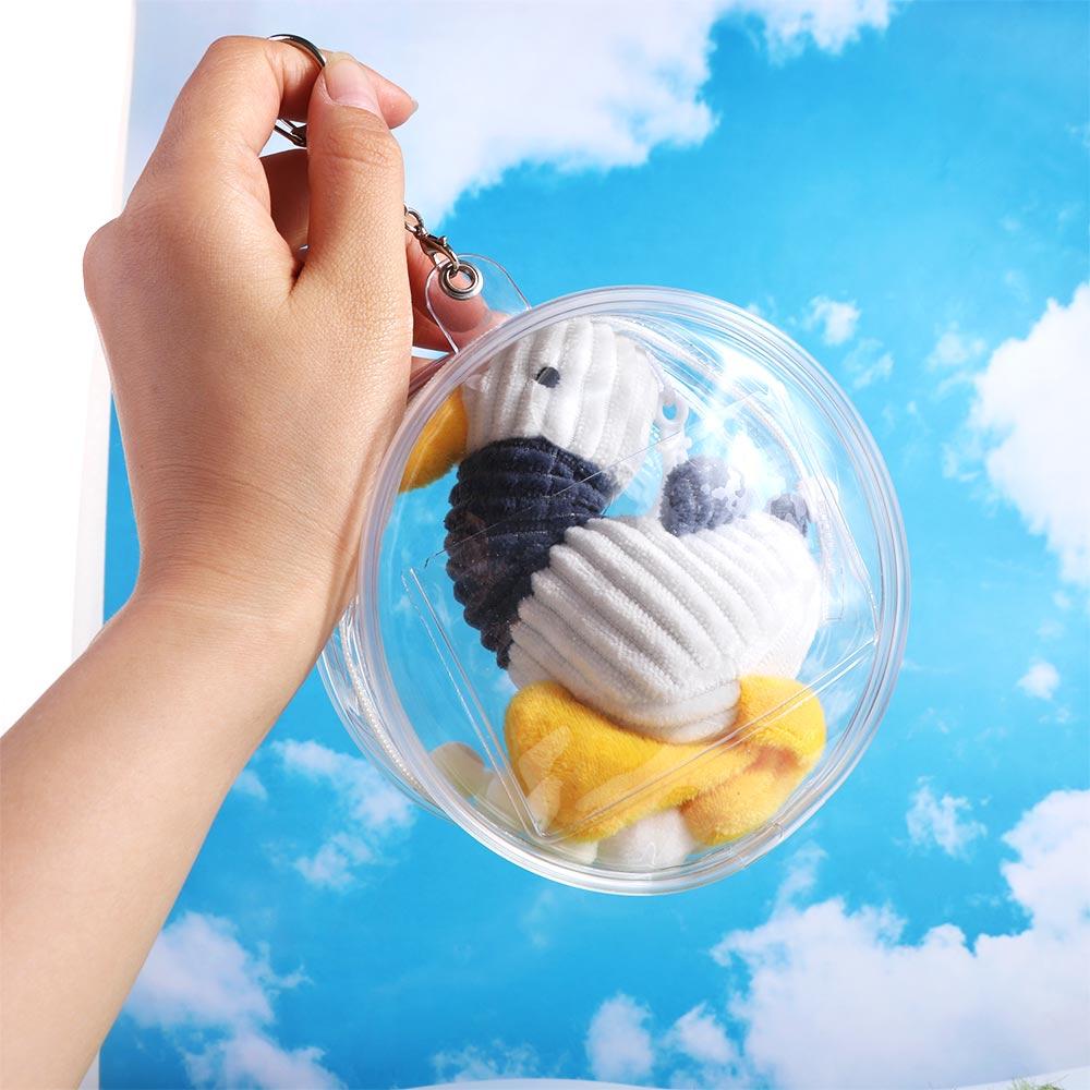 10cm Doll Clear Outdoor Doll Bag Transparent Outdoor Doll Display Bag DIY Keychain 14/14/5.5cm-Regular style
10cm Doll Clear Outdoor Doll Bag Transparent Outdoor Doll Display Bag DIY Keychain 14/14/5.5cm-Regular style