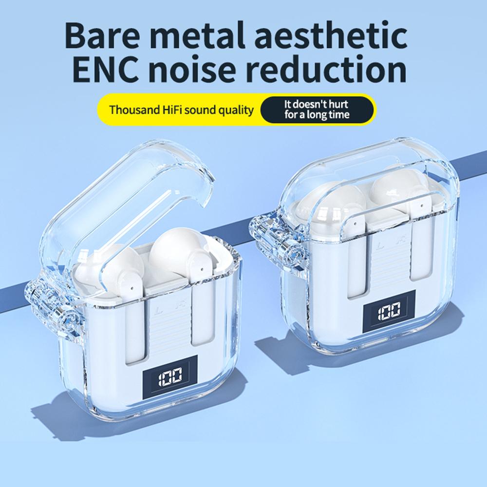 TM90 Music/Game Dual Mode Headphones ANC Noise Canceling Semi-In-Ear Bluetooth-compatible Earphones White
TM90 Music/Game Dual Mode Headphones ANC Noise Canceling Semi-In-Ear Bluetooth-compatible Earphones White