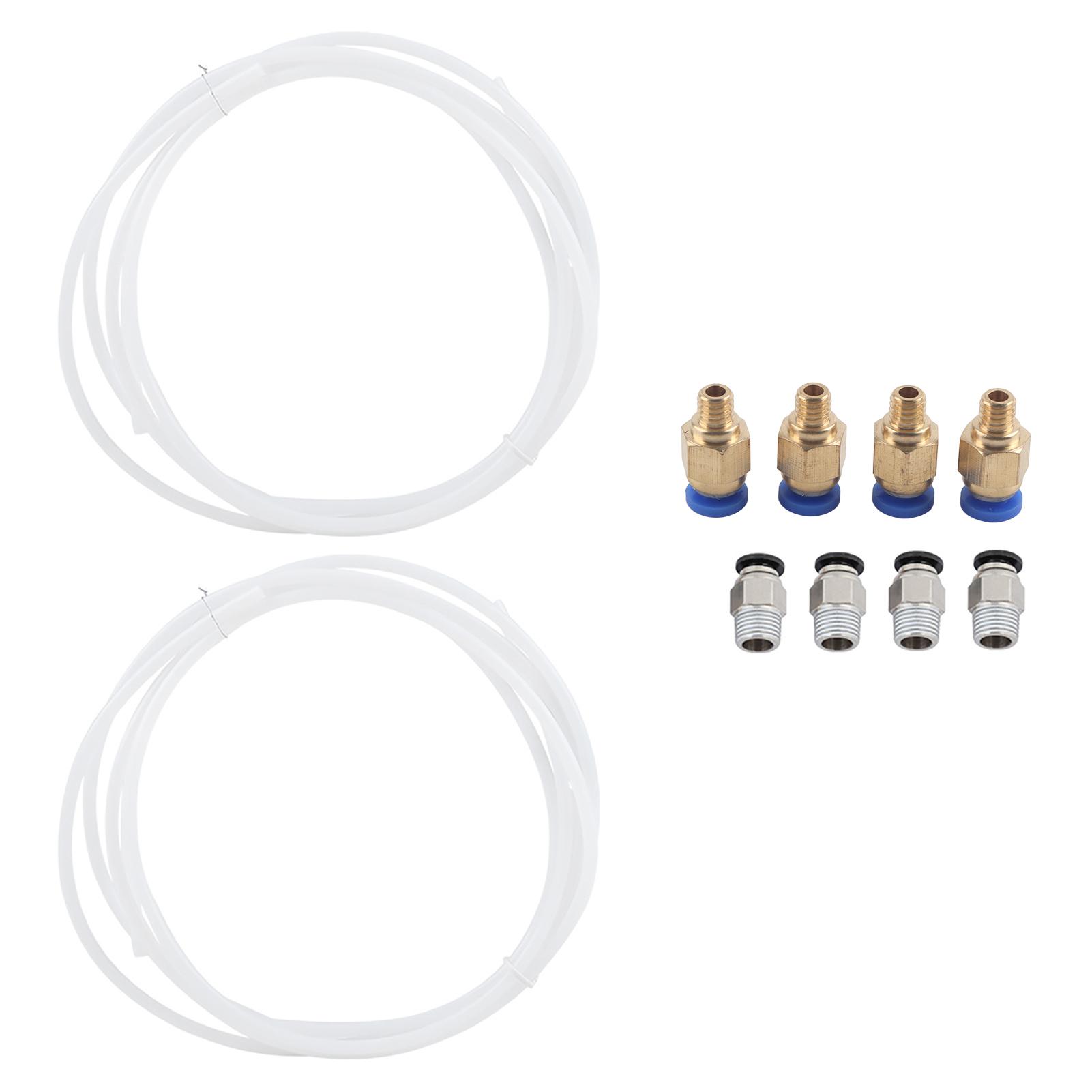 2*PTFE PTEE трубка 4*PC4 M6 быстроразъемный фитинг+4*PC4 M10 прямой пневматический фитинг Push белый
2*PTFE PTEE трубка 4*PC4 M6 быстроразъемный фитинг+4*PC4 M10 прямой пневматический фитинг Push белый
