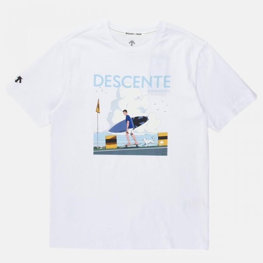 Футболка с коротким рукавом из хлопка Descent Half Club Common Surf Graphic Cool, белая, Sp223ets63 white/90
Футболка с коротким рукавом из хлопка Descent Half Club Common Surf Graphic Cool, белая, Sp223ets63 white/90