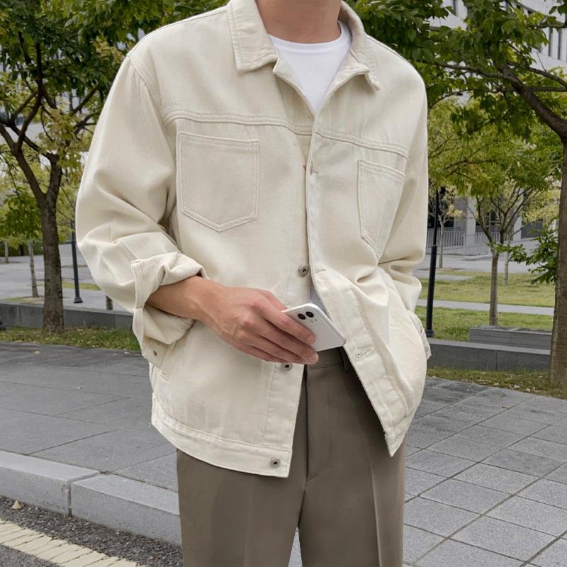 Куртка мужская весенне-осенняя в корейском стиле, модная, свободная, в стиле легкой зрелости, джинсовая куртка, одежда, рабочая куртка M
Куртка мужская весенне-осенняя в корейском стиле, модная, свободная, в стиле легкой зрелости, джинсовая куртка, одежда, рабочая куртка M