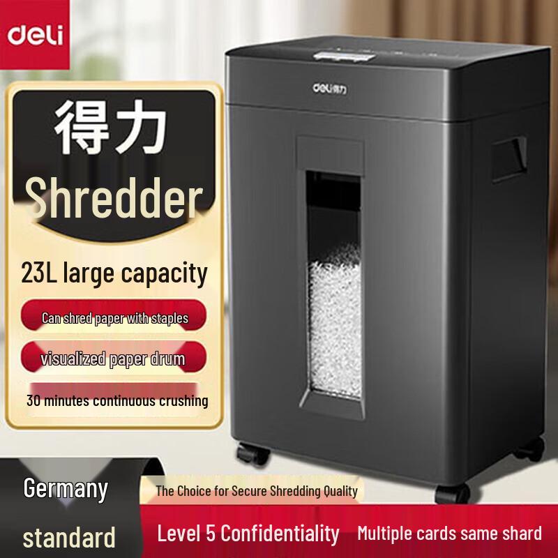 Deli GA666 High-Security Office Paper Shredder CN plug (adapter included)
Deli GA666 High-Security Office Paper Shredder CN plug (adapter included)