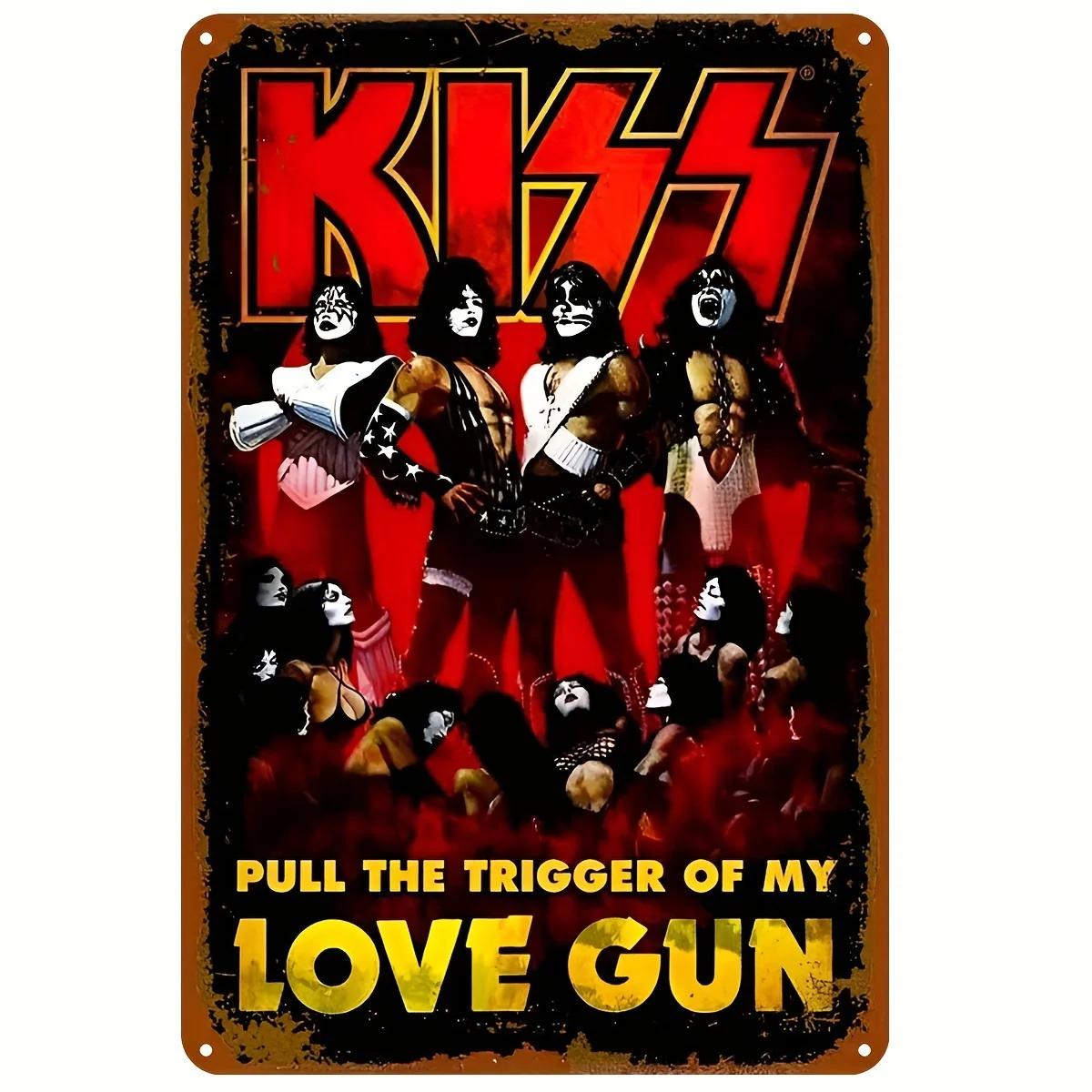 Kiss Рок-гурт Вінтажний металевий знак Гумористичне настінне мистецтво для дому Саду Кафе Бару Більше Ідеально для Різдвяних Подарунків на День Подяки 20x30cm(7.8x11.8inch)
Kiss Рок-гурт Вінтажний металевий знак Гумористичне настінне мистецтво для дому Саду Кафе Бару Більше Ідеально для Різдвяних Подарунків на День Подяки 20x30cm(7.8x11.8inch)