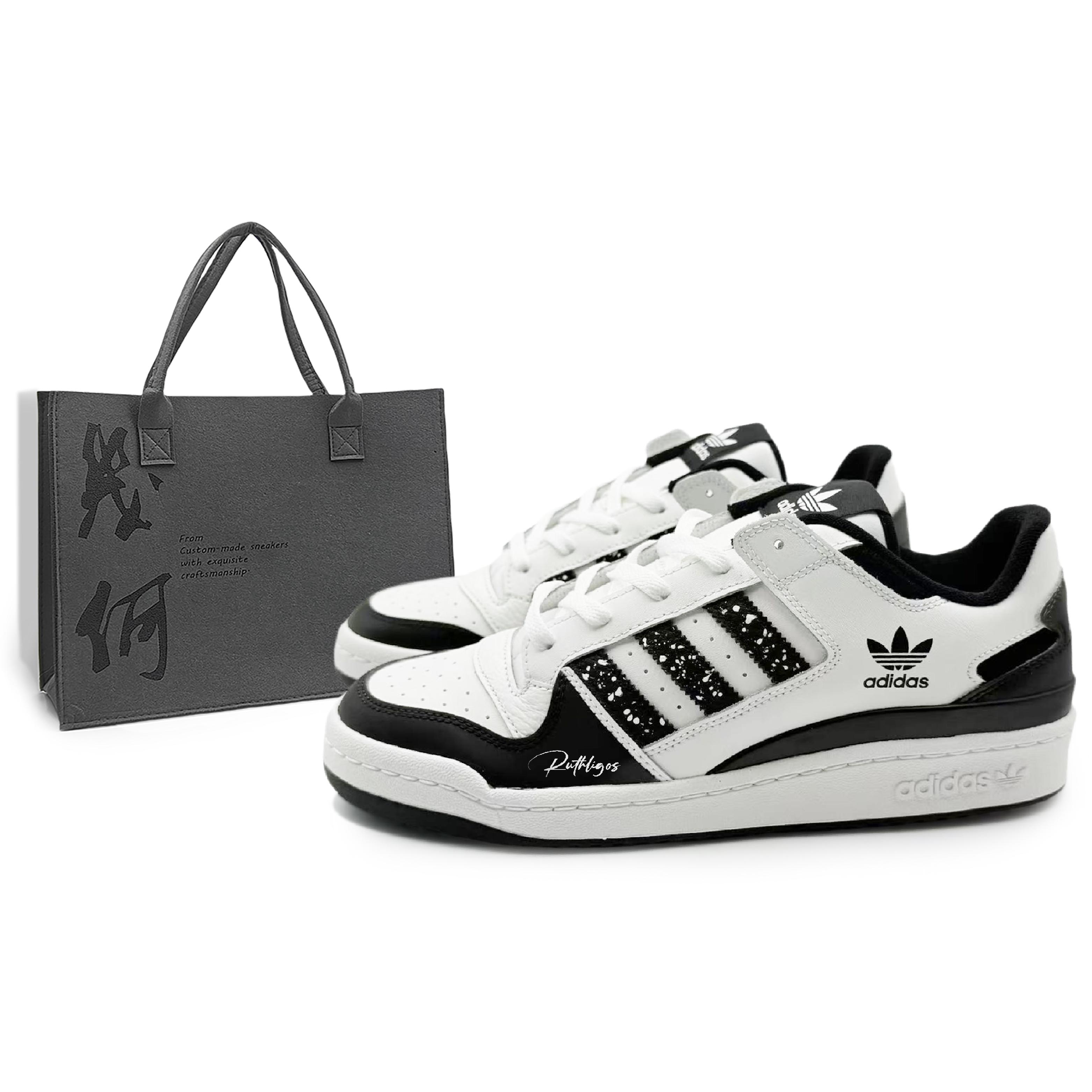 Adidas Originals FORUM Leather Abrasion Resistant Low top Skateboard Shoes Unisex Black White IH7830(Team1181-S1) 38⅔
Adidas Originals FORUM Leather Abrasion Resistant Low top Skateboard Shoes Unisex Black White IH7830(Team1181-S1) 38⅔