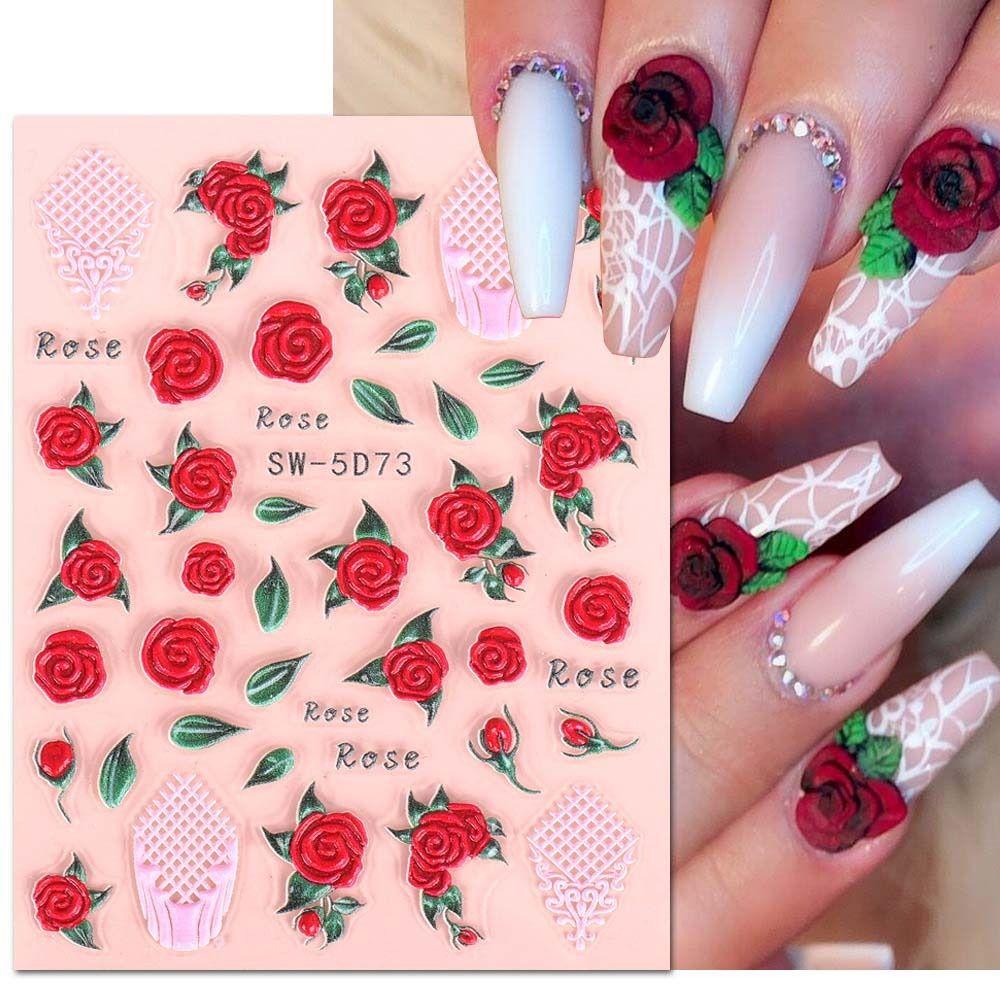 Day Nail Art Moon Flowers Nail Decals Rose Nail Stickers Leaves Nail Stickers Nail Art Decorations B1
Day Nail Art Moon Flowers Nail Decals Rose Nail Stickers Leaves Nail Stickers Nail Art Decorations B1