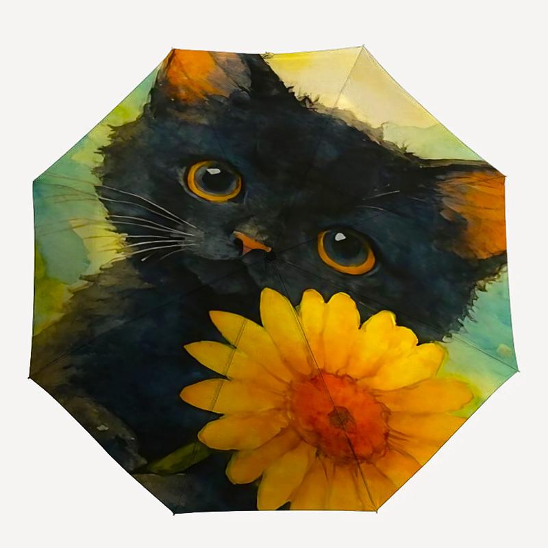 1pc Cat Flower Automatic Open/Close Umbrella with Folding feature Compact Travel Umbrella, Lightweight design, for Commuting, Business132
1pc Cat Flower Automatic Open/Close Umbrella with Folding feature Compact Travel Umbrella, Lightweight design, for Commuting, Business132