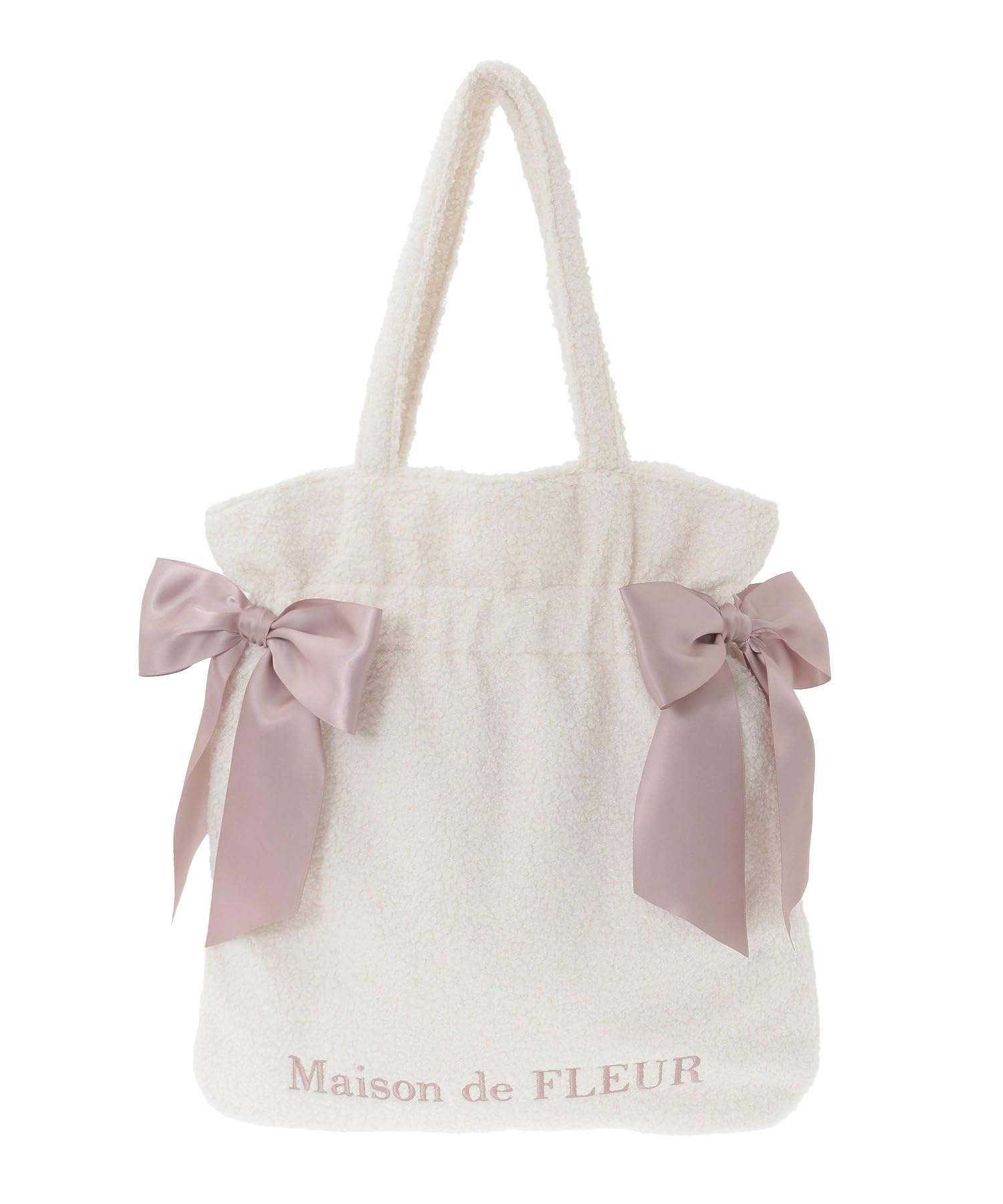 Maison de Fleur Women s Boa Double Ribbon Tote Bag, 08000830300, Ivory
Maison de Fleur Women s Boa Double Ribbon Tote Bag, 08000830300, Ivory