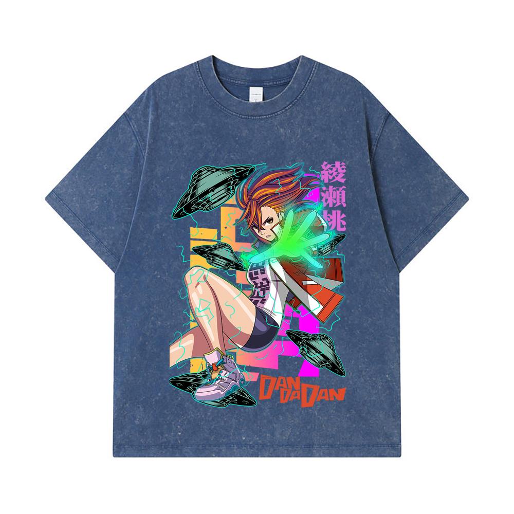 275 GSM Washed T-shirts 100% Cotton Dandadan V20 Momo Print Unisex Heavy Cotton T Shirt 2XL королівський синій колір
275 GSM Washed T-shirts 100% Cotton Dandadan V20 Momo Print Unisex Heavy Cotton T Shirt 2XL королівський синій колір