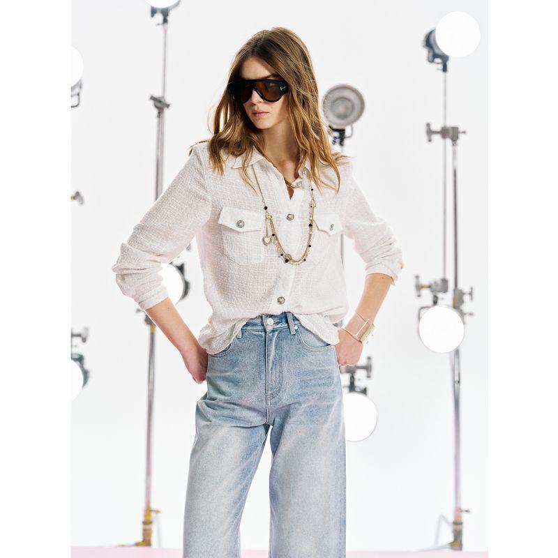 Blacknini/ Perfect Exquisite Lightweight Breathable Draping Formal Wear Purple Tweed Classic Style Plaid Shirt White S
Blacknini/ Perfect Exquisite Lightweight Breathable Draping Formal Wear Purple Tweed Classic Style Plaid Shirt White S