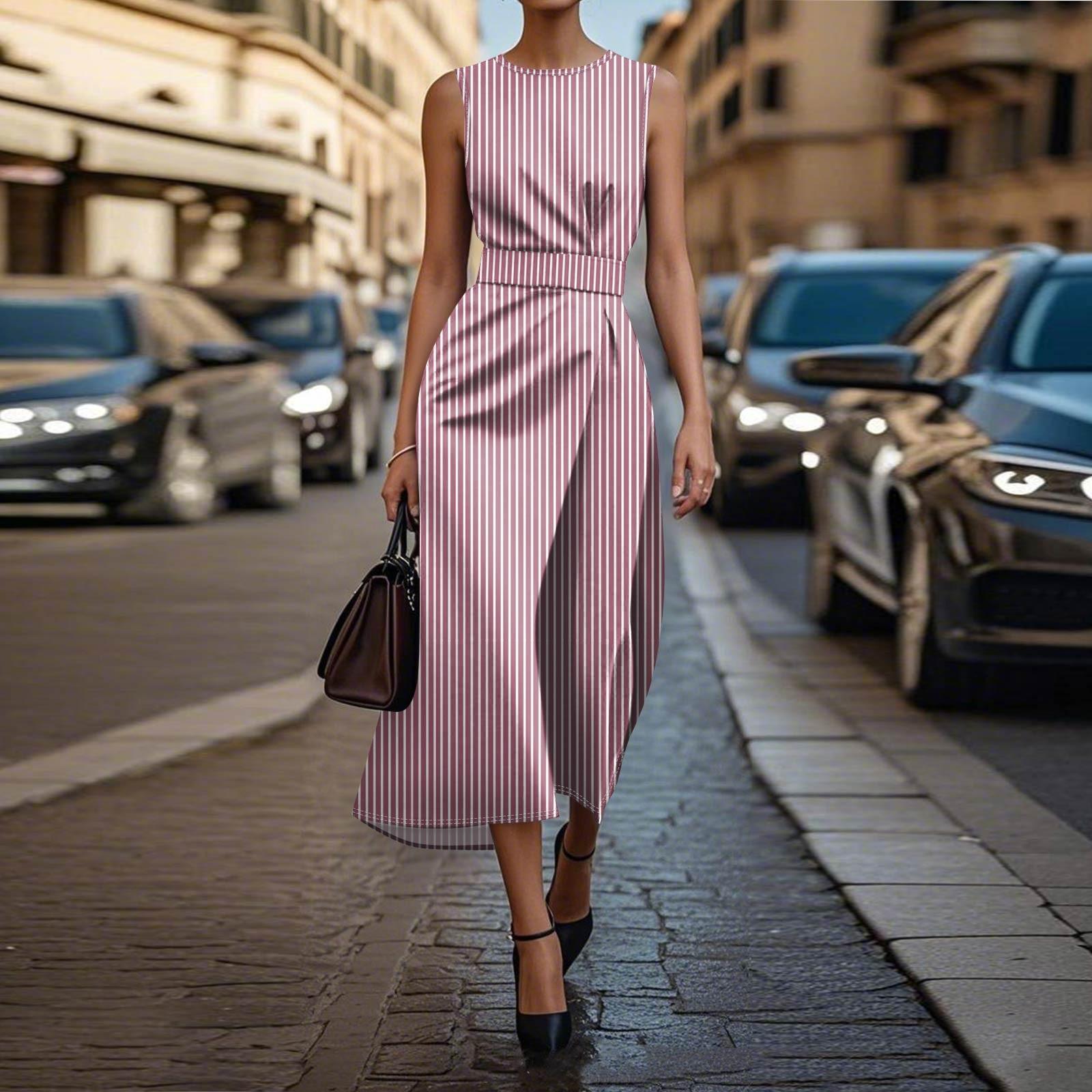 Платье без рукавов в стиле бохо для женщин, повседневное, свободного кроя, летнее, сарафанное, с принтом XS
Платье без рукавов в стиле бохо для женщин, повседневное, свободного кроя, летнее, сарафанное, с принтом XS