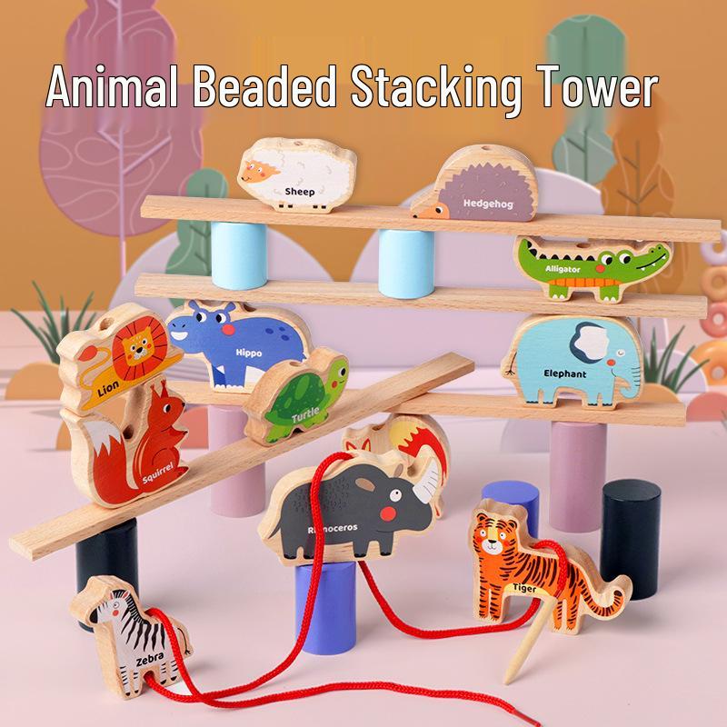 Creative Wooden Animal Balance Beading Toy for Educational Parent-Child Interaction
Creative Wooden Animal Balance Beading Toy for Educational Parent-Child Interaction