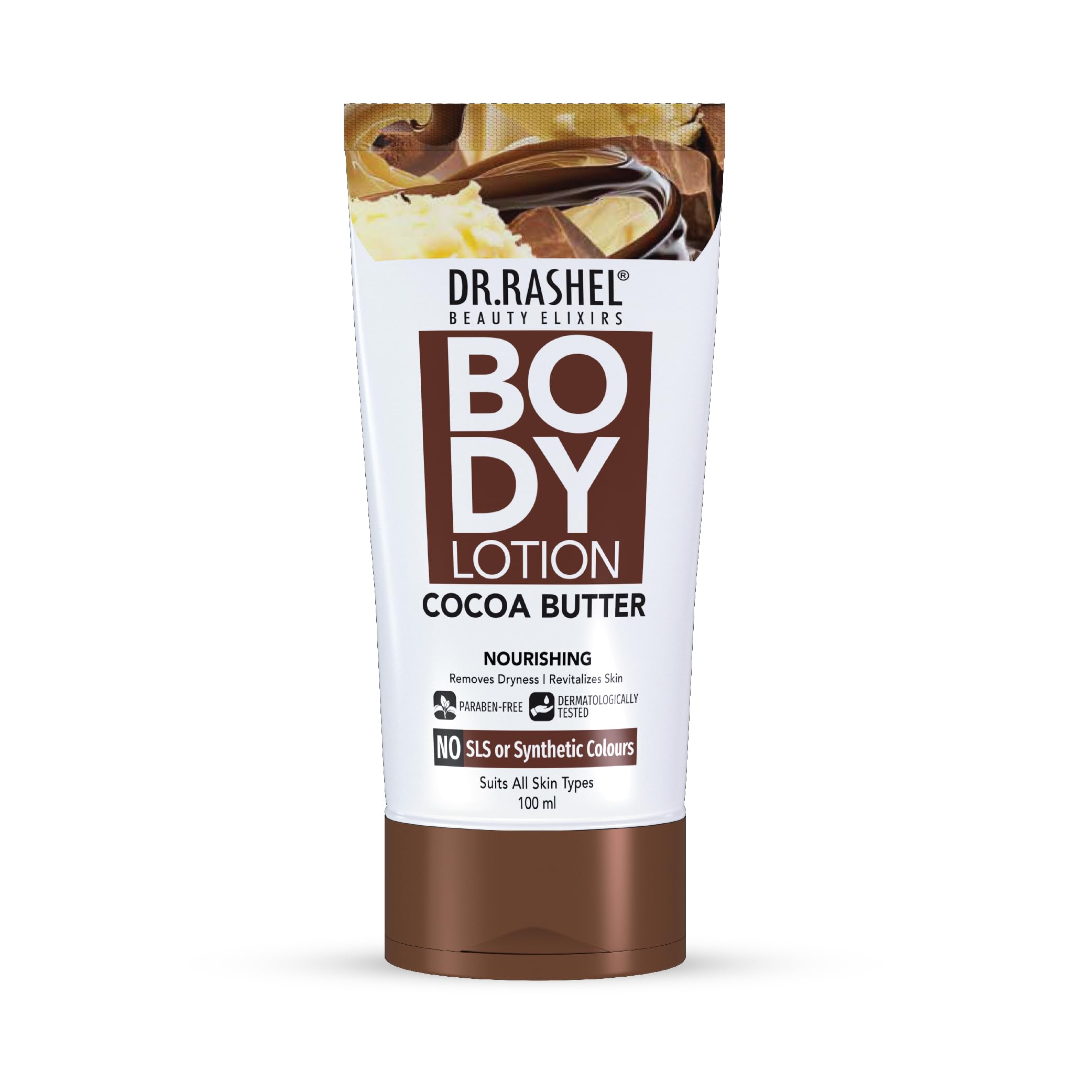 Dr. Rashel Cocoa Butter Body Lotion | Deep Moisturizing & Nourishing Formula | With Cocoa Powder & Shea Butter | Improves Elasticity & Softens Ski
Dr. Rashel Cocoa Butter Body Lotion | Deep Moisturizing & Nourishing Formula | With Cocoa Powder & Shea Butter | Improves Elasticity & Softens Ski