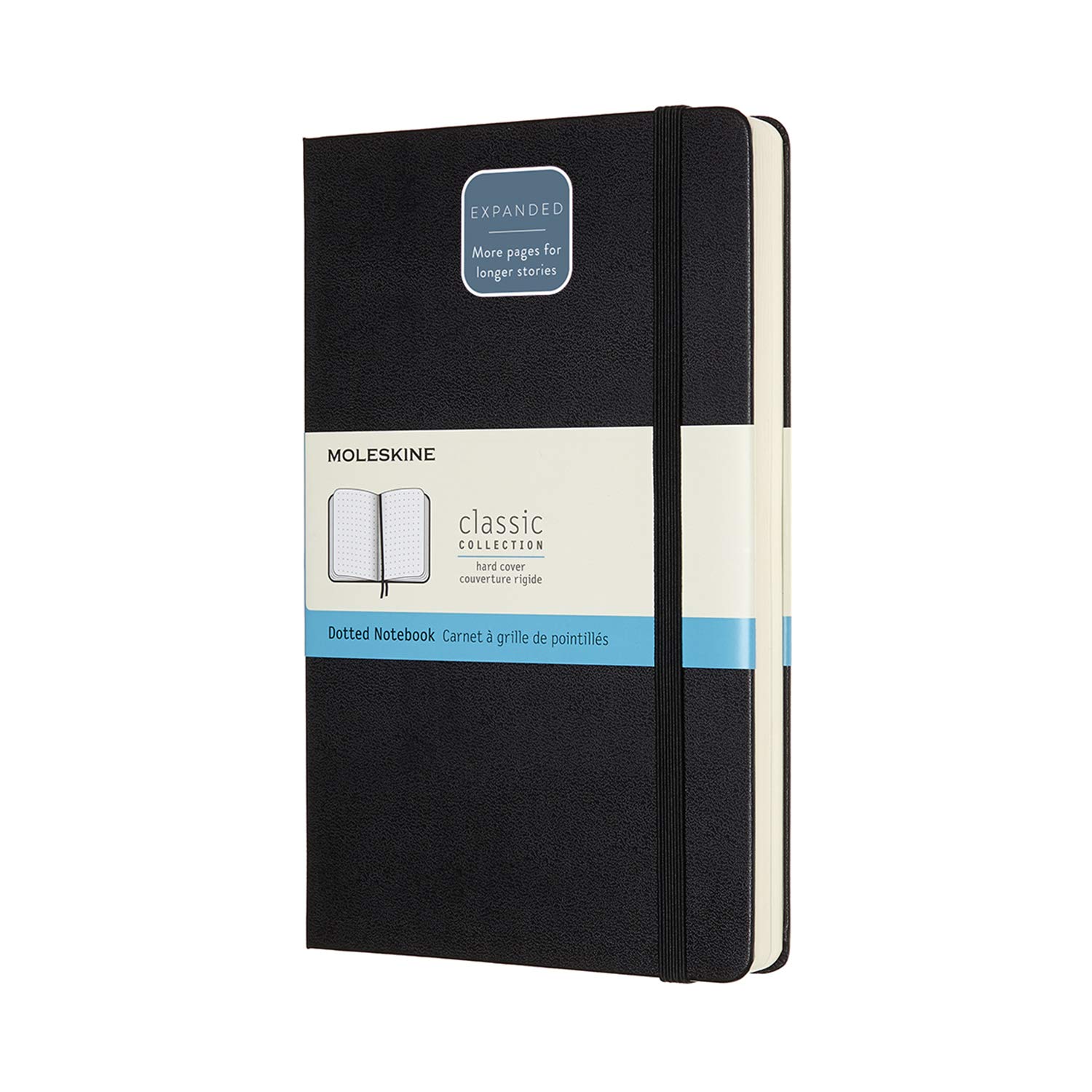 Moleskine Notebook Classic Expanded Hardcover Large Size wide x 21cm Dot Grid Black QP066EXP (400 pages) (13cm long) чёрный
Moleskine Notebook Classic Expanded Hardcover Large Size wide x 21cm Dot Grid Black QP066EXP (400 pages) (13cm long) чёрный