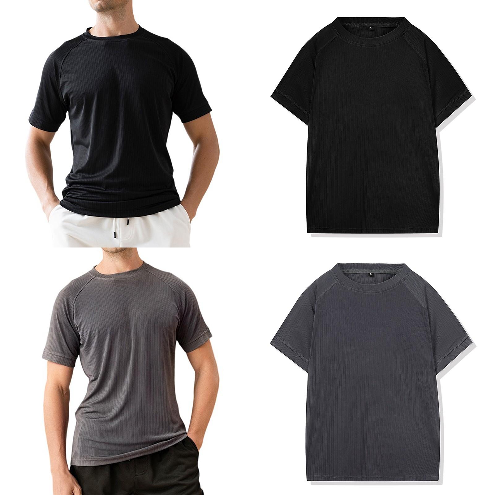Men s Summer Sports Short-sleeved Ice Silk Quick-drying T-shirt Casual Running Fitness Tops Breathable High Elastic T-shirt XL
Men s Summer Sports Short-sleeved Ice Silk Quick-drying T-shirt Casual Running Fitness Tops Breathable High Elastic T-shirt XL