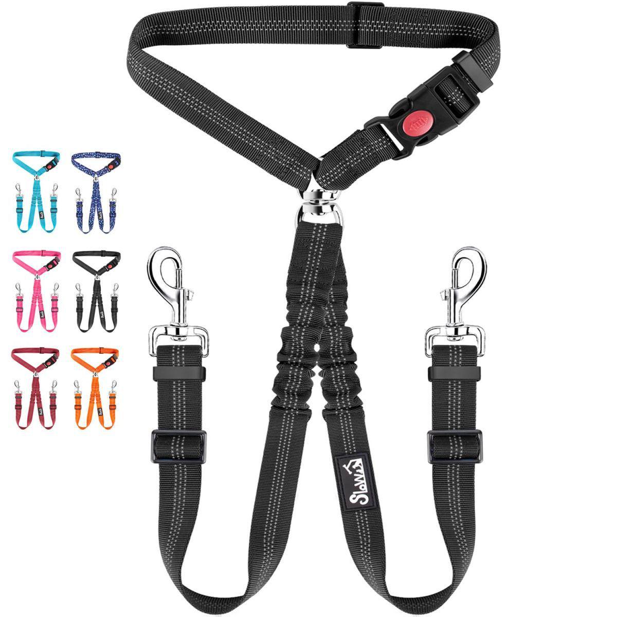 Reflective Dual-Head Dog Car Seat Belt - Black, Red, Orange, Fluorescent Pink, Sky Blue, Stainless Steel чорний
Reflective Dual-Head Dog Car Seat Belt - Black, Red, Orange, Fluorescent Pink, Sky Blue, Stainless Steel чорний