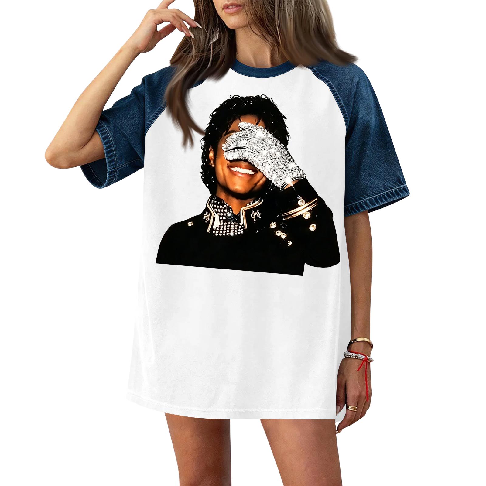 Women s Casual Denim Patchwork Short Sleeve T Shirt Comfortable Loose Fit Crew Neck Top for Spring Summer Fashion XXXL белый
Women s Casual Denim Patchwork Short Sleeve T Shirt Comfortable Loose Fit Crew Neck Top for Spring Summer Fashion XXXL белый