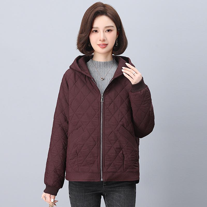 Хлопковое пальто с капюшоном для женщин среднего возраста - Новая свободная теплая легкая куртка 2024 года для осени и зимы L (115-128 lbs) красный/фиолетовый
Хлопковое пальто с капюшоном для женщин среднего возраста - Новая свободная теплая легкая куртка 2024 года для осени и зимы L (115-128 lbs) красный/фиолетовый