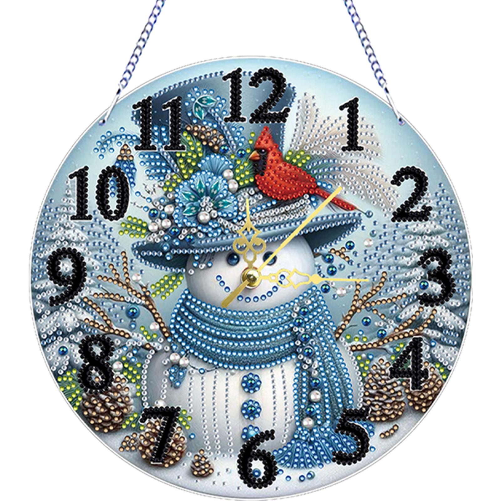 Acrylic Special Shape Xmas 5D Diamond Painting Clock Art Craft DIY Crystal Diamond Clock Diamond Painting Clock Handicraft
Acrylic Special Shape Xmas 5D Diamond Painting Clock Art Craft DIY Crystal Diamond Clock Diamond Painting Clock Handicraft