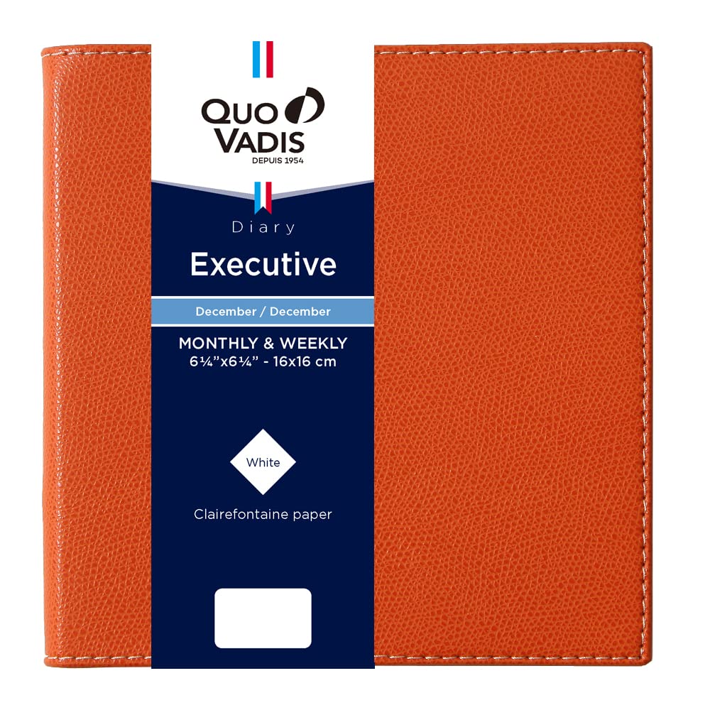 QUOVADIS 2026 Executive/Club Diary Weekly Vertical Diary December 2025 Start Square Size 16x16cm Apricot qv01402ap абрикосовий
QUOVADIS 2026 Executive/Club Diary Weekly Vertical Diary December 2025 Start Square Size 16x16cm Apricot qv01402ap абрикосовий