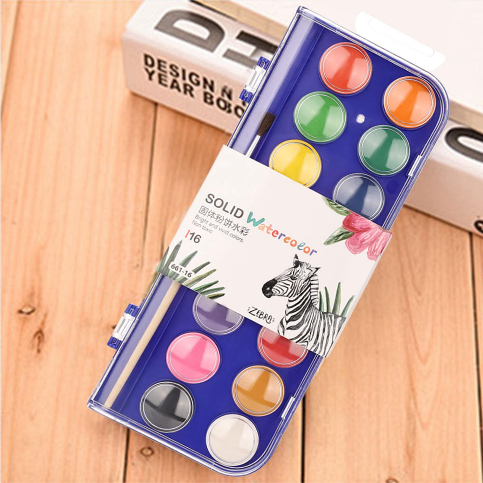 Mokeelo 1012162836 Colors Solid Watercolor Cake with Brush (661-16 Colors)
Mokeelo 1012162836 Colors Solid Watercolor Cake with Brush (661-16 Colors)