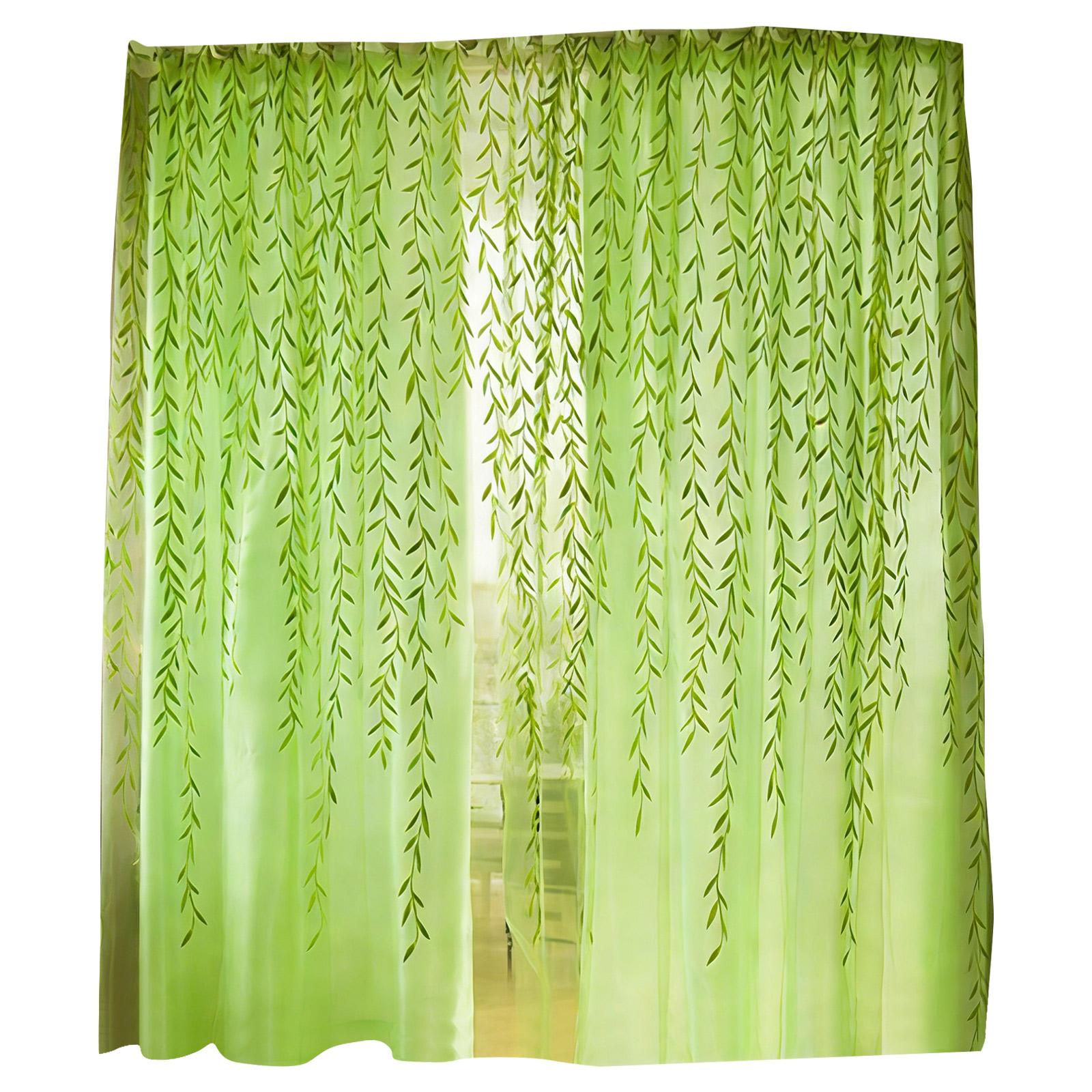 Sheer Window Curtain Panel with Leaf Pattern Lightweight Voile Drapes for Living Room Bedroom Kitchen Office Balcony Door One Size зелёный
Sheer Window Curtain Panel with Leaf Pattern Lightweight Voile Drapes for Living Room Bedroom Kitchen Office Balcony Door One Size зелёный