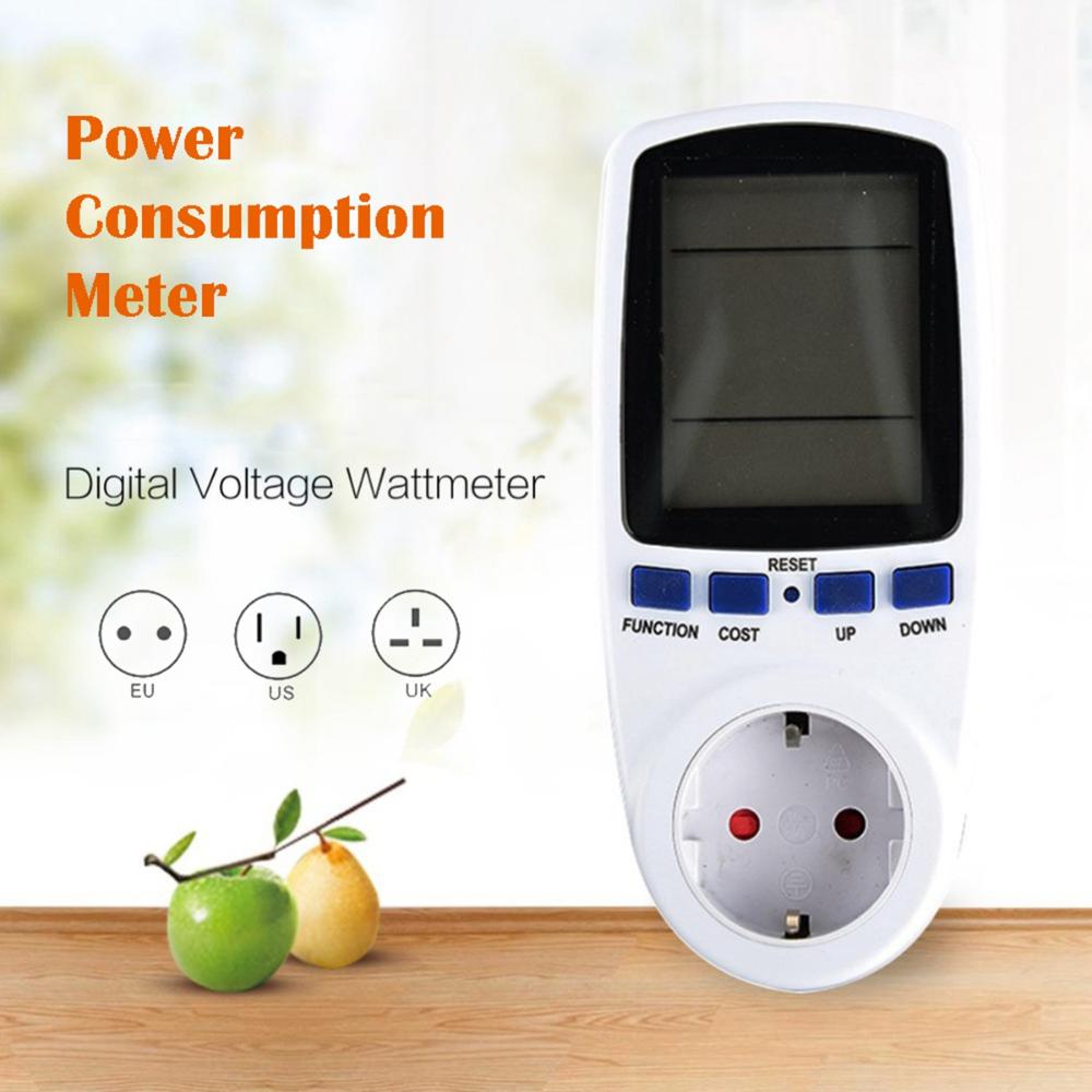 Current Watt LCD Digital Power Meters Plug Socket Electricity Monitor Power Consumption Meter US Plug
Current Watt LCD Digital Power Meters Plug Socket Electricity Monitor Power Consumption Meter US Plug