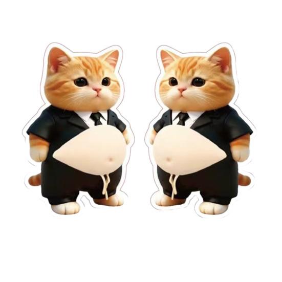 1 Pair Elastic Belly Animal Sticker Anxiety Stress Relief Fat Tummy Dog Cat Horse Decal Pinch Silicone Belly Animal Anti-collision Sticker F
1 Pair Elastic Belly Animal Sticker Anxiety Stress Relief Fat Tummy Dog Cat Horse Decal Pinch Silicone Belly Animal Anti-collision Sticker F