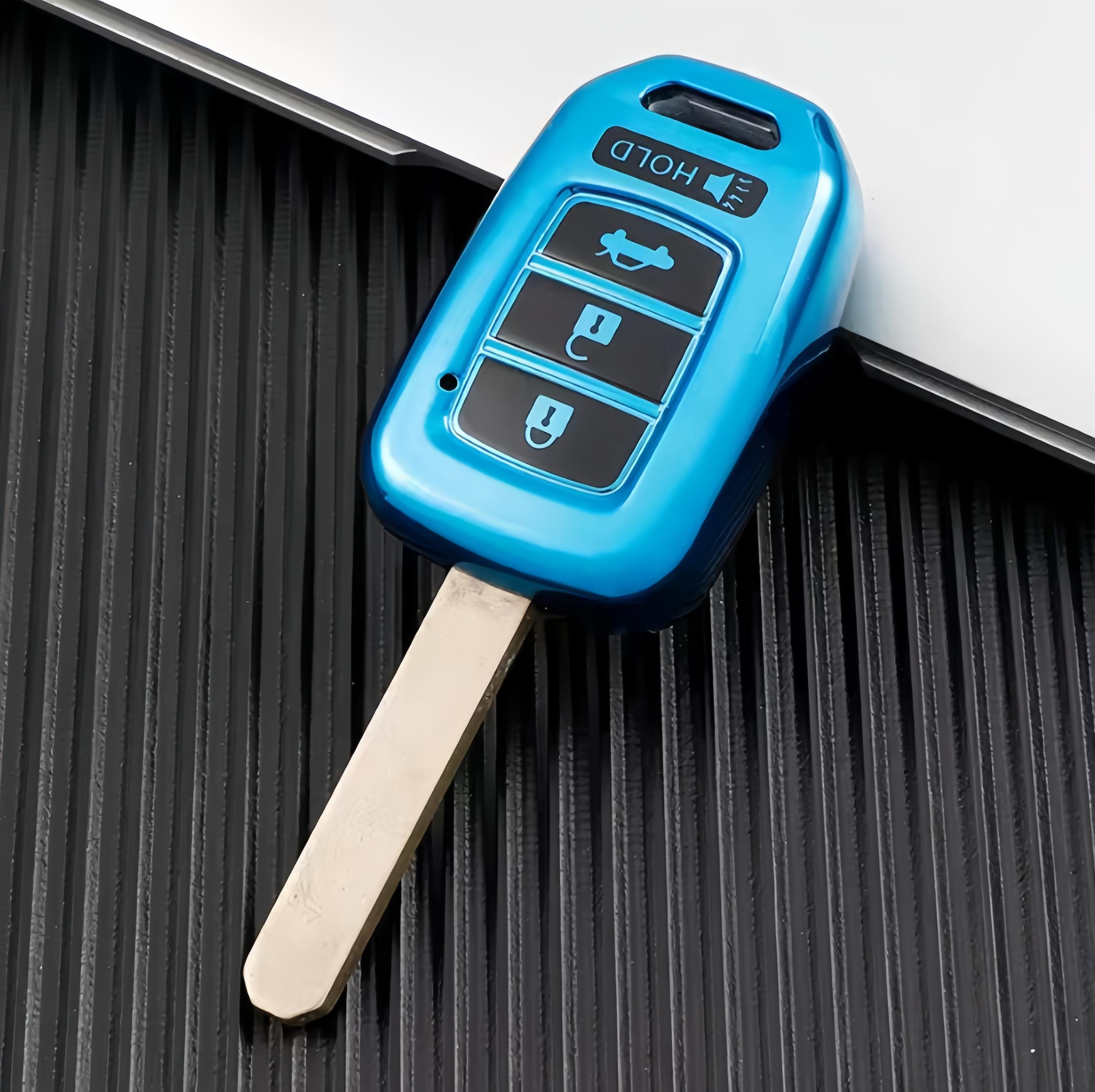 Новый чехол-накладка для ключа с 4 кнопками из ТПУ для Honda Accord CRV Civic Jazz HR-V HRV 2013 2014 2015 2016, аксессуары для защиты ключа синий
Новый чехол-накладка для ключа с 4 кнопками из ТПУ для Honda Accord CRV Civic Jazz HR-V HRV 2013 2014 2015 2016, аксессуары для защиты ключа синий