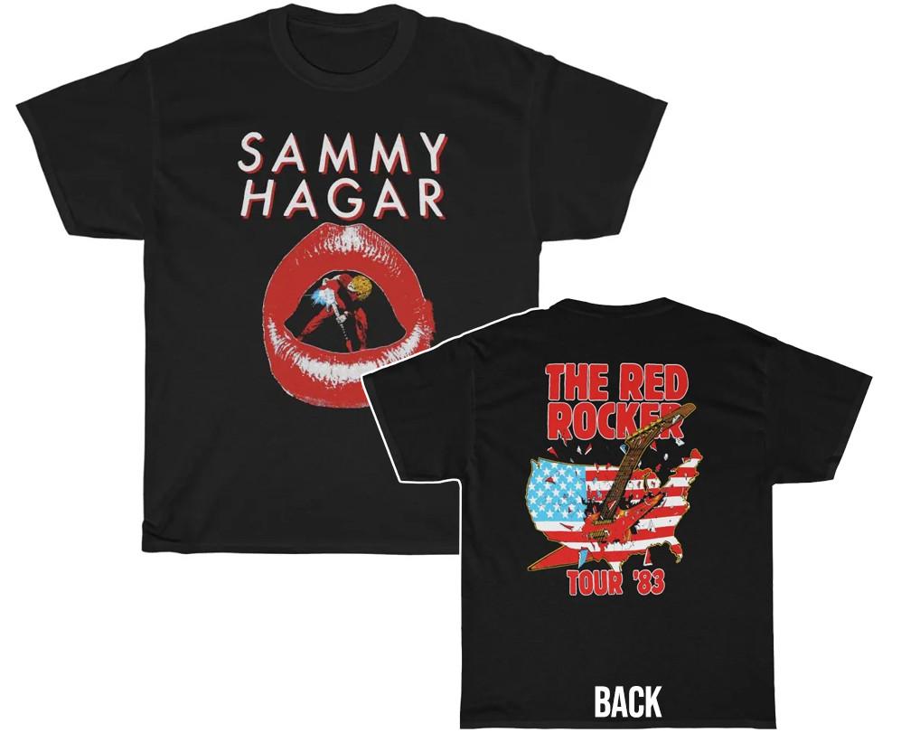 Vintage Sammy Hagar 1983 Red Rocker Tour Black TShirt Gift For Fans Music Unisex T-Shirt L
Vintage Sammy Hagar 1983 Red Rocker Tour Black TShirt Gift For Fans Music Unisex T-Shirt L