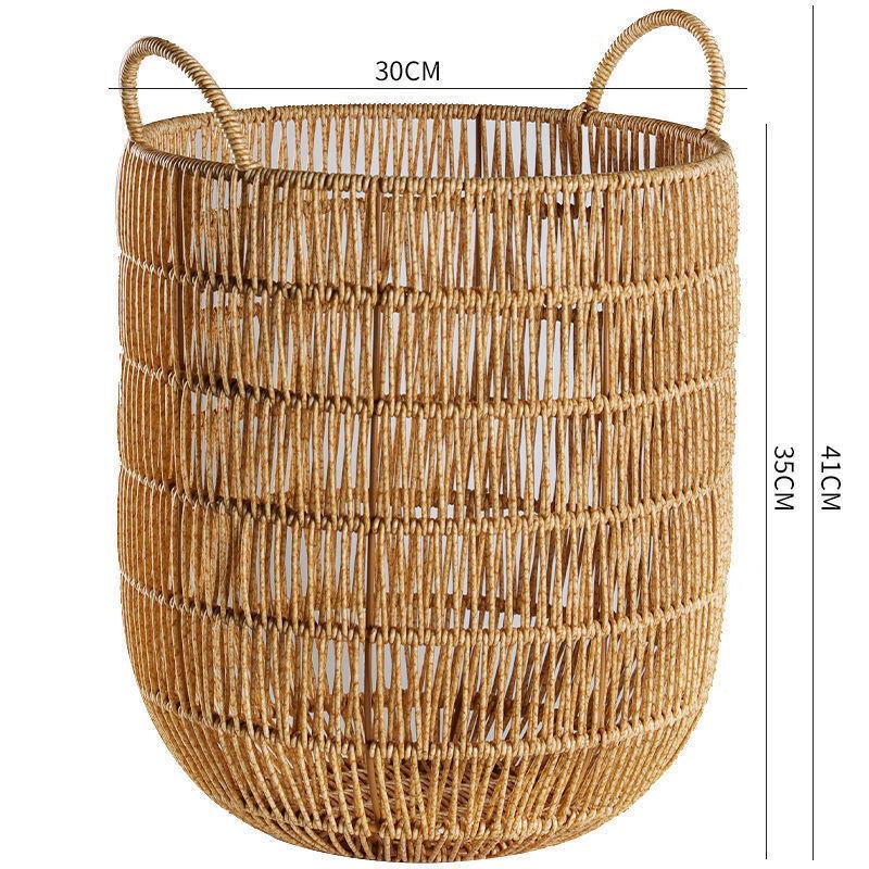 Rattan-Look Laundry Hamper with Handle
Rattan-Look Laundry Hamper with Handle