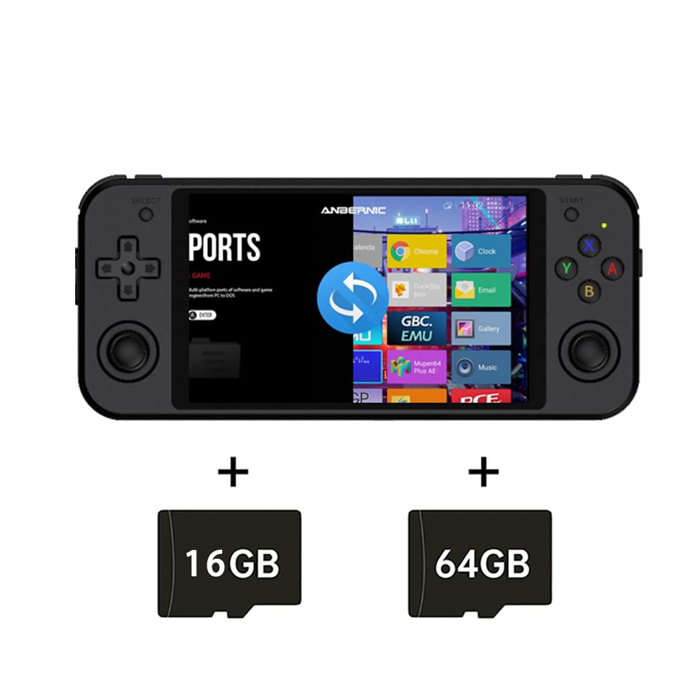 Anbernic RG552 Whatsko Портативна гра RK3399 Подвійна система OpenSource Linux 3D OCA Повноекранна консоль, & Android, Відтворення для двох гравців, Джойстик,
Anbernic RG552 Whatsko Портативна гра RK3399 Подвійна система OpenSource Linux 3D OCA Повноекранна консоль, & Android, Відтворення для двох гравців, Джойстик,