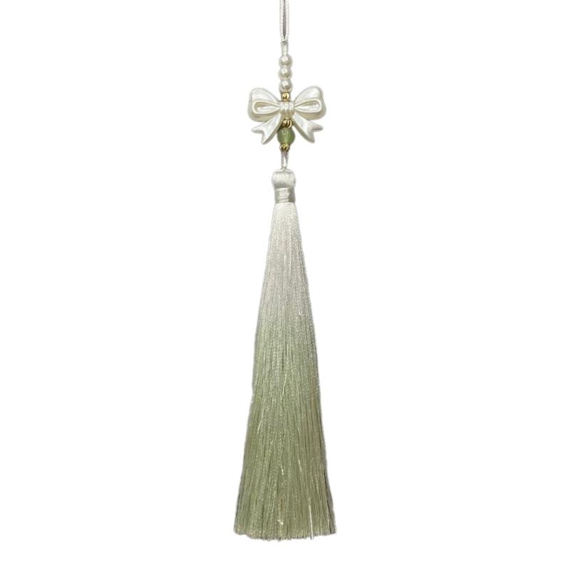 20cm Bow bead Hanging Rope Silk Tassel Fringe Chinese style Hooks Retro Waist Pendant Jewelry Making Finding Supplies Accessorie світло-зелений колір
20cm Bow bead Hanging Rope Silk Tassel Fringe Chinese style Hooks Retro Waist Pendant Jewelry Making Finding Supplies Accessorie світло-зелений колір