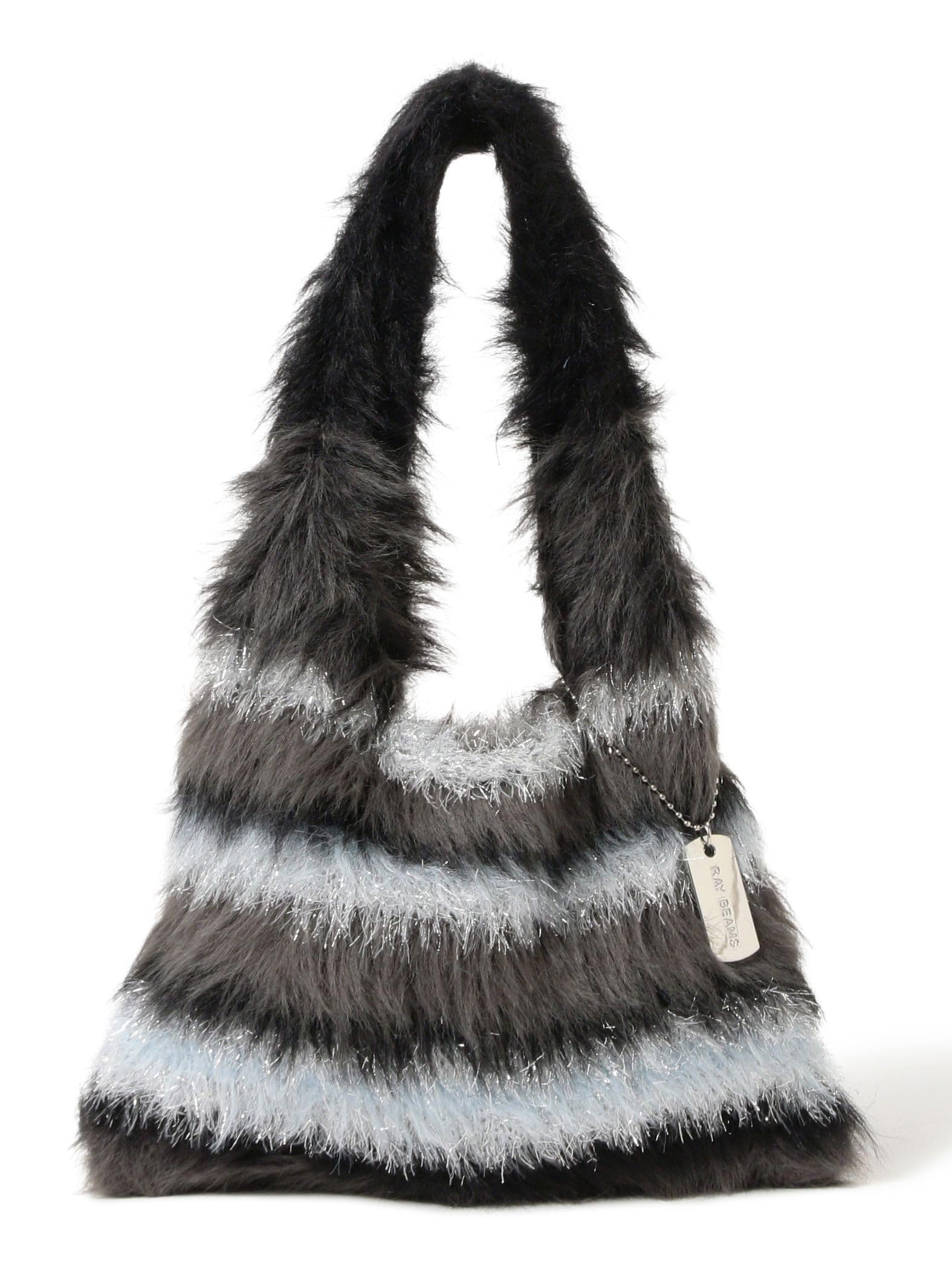 Ray Beams Shaggy Border Knit Canvas Bag, Women s, Black/Free
Ray Beams Shaggy Border Knit Canvas Bag, Women s, Black/Free