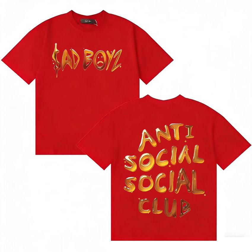 Rapper Junior H Sad Boyz Letters Print T Shirt Unisexs High Quality Short Sleeve TShirt Summer Oversized Cozy Tee Shirt Teenagers S
Rapper Junior H Sad Boyz Letters Print T Shirt Unisexs High Quality Short Sleeve TShirt Summer Oversized Cozy Tee Shirt Teenagers S