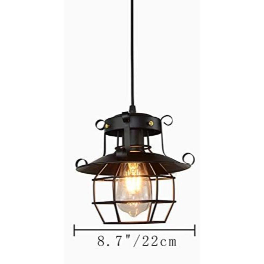 Retro Iron Black Cage Shade Chandelier Light Fixture E26/E27 Metal Hanging Lamps Antique Vintage Ceiling Lighting for Home Decor Without E27 Bulb чорний
Retro Iron Black Cage Shade Chandelier Light Fixture E26/E27 Metal Hanging Lamps Antique Vintage Ceiling Lighting for Home Decor Without E27 Bulb чорний