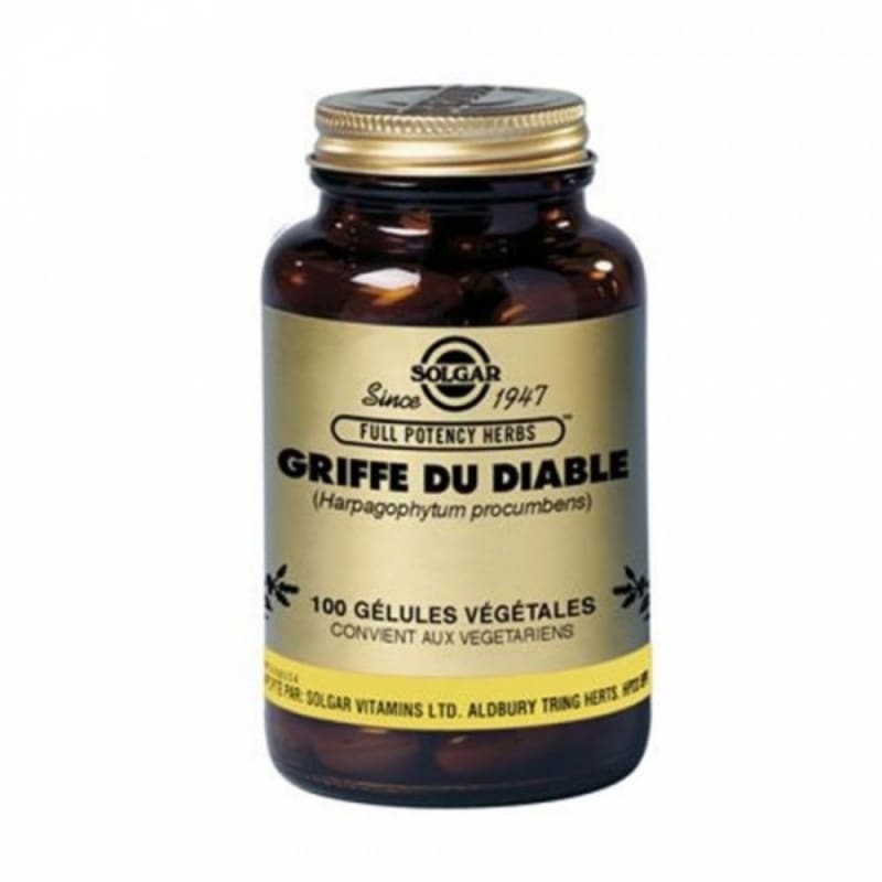 Solgar GRIFFE DU DIABLE 100 capsules
Solgar GRIFFE DU DIABLE 100 capsules
