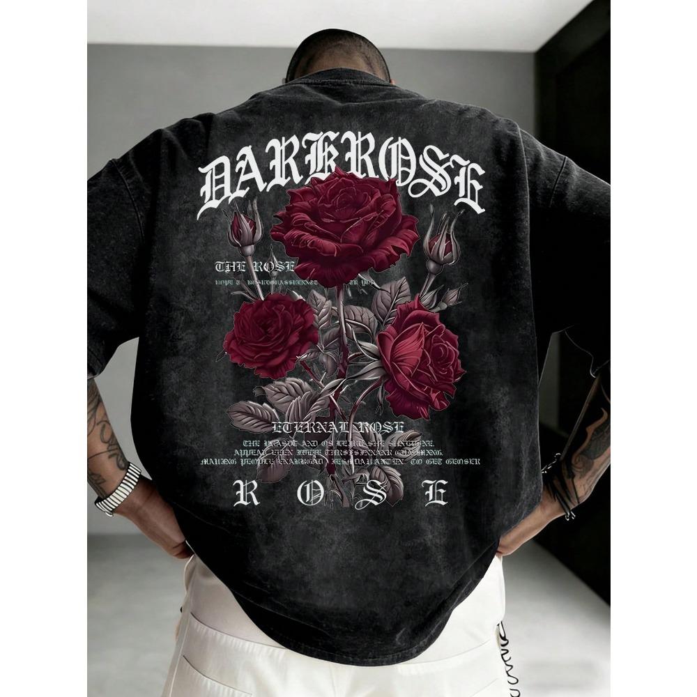 Men s Casual Versatile Rose Flower Print Short Sleeve T-Shirt 5XL
Men s Casual Versatile Rose Flower Print Short Sleeve T-Shirt 5XL