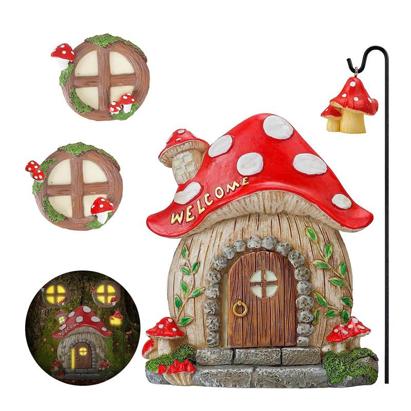Luminous Mushroom House Hanging Ornaments - Creative Resin Door and Window Tree Decoration for Garden Courtyards
Luminous Mushroom House Hanging Ornaments - Creative Resin Door and Window Tree Decoration for Garden Courtyards