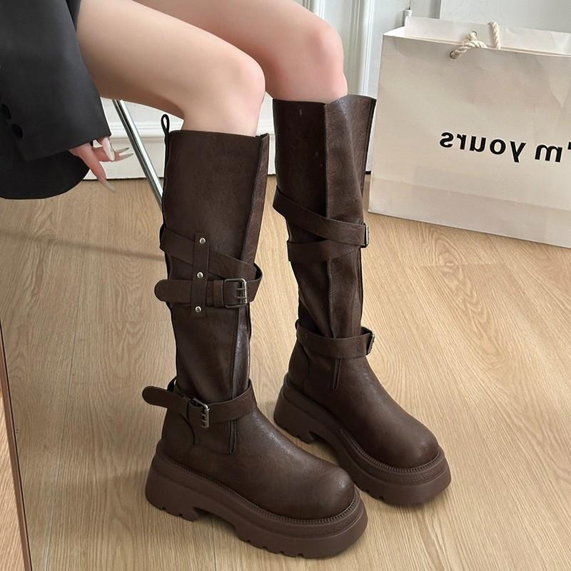 Designer Women Knee High Chelsea Boots Chunky Platform Goth Fad Heeled Shoes 2025 Winter New Casual Woman Mid Heels Long 40 коричневый
Designer Women Knee High Chelsea Boots Chunky Platform Goth Fad Heeled Shoes 2025 Winter New Casual Woman Mid Heels Long 40 коричневый