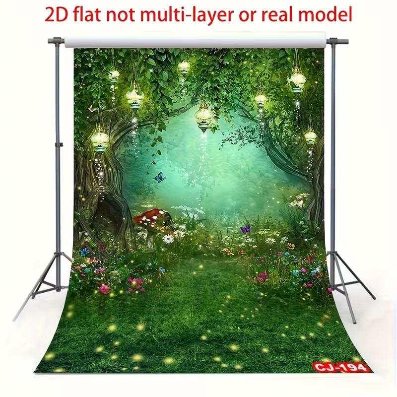 2D Fairy Forest Backdrop Lantern Mushroom Photo Studio Background 47.2x31.5inch/120*80cm
2D Fairy Forest Backdrop Lantern Mushroom Photo Studio Background 47.2x31.5inch/120*80cm